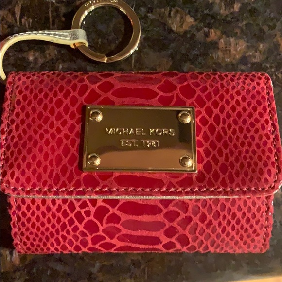 🚪Michael Kors coin purse genuine leather NEW by - Picture 2 of 3